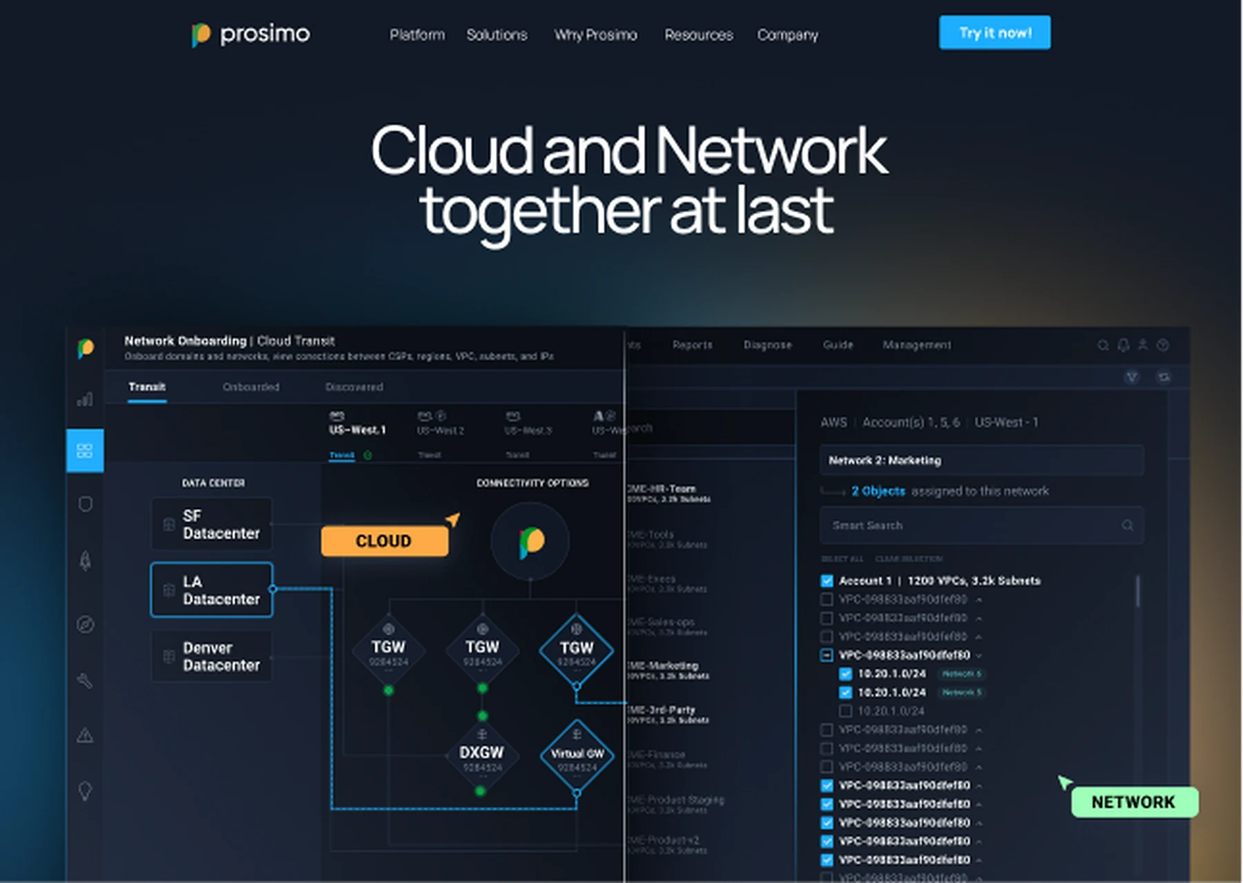 Prosimo — Prosimo Web